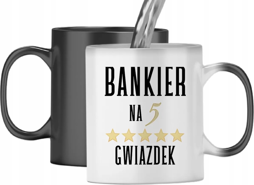 Mágikus Bögre Bankároknak Színváltós Nyomtatott Fényképpel