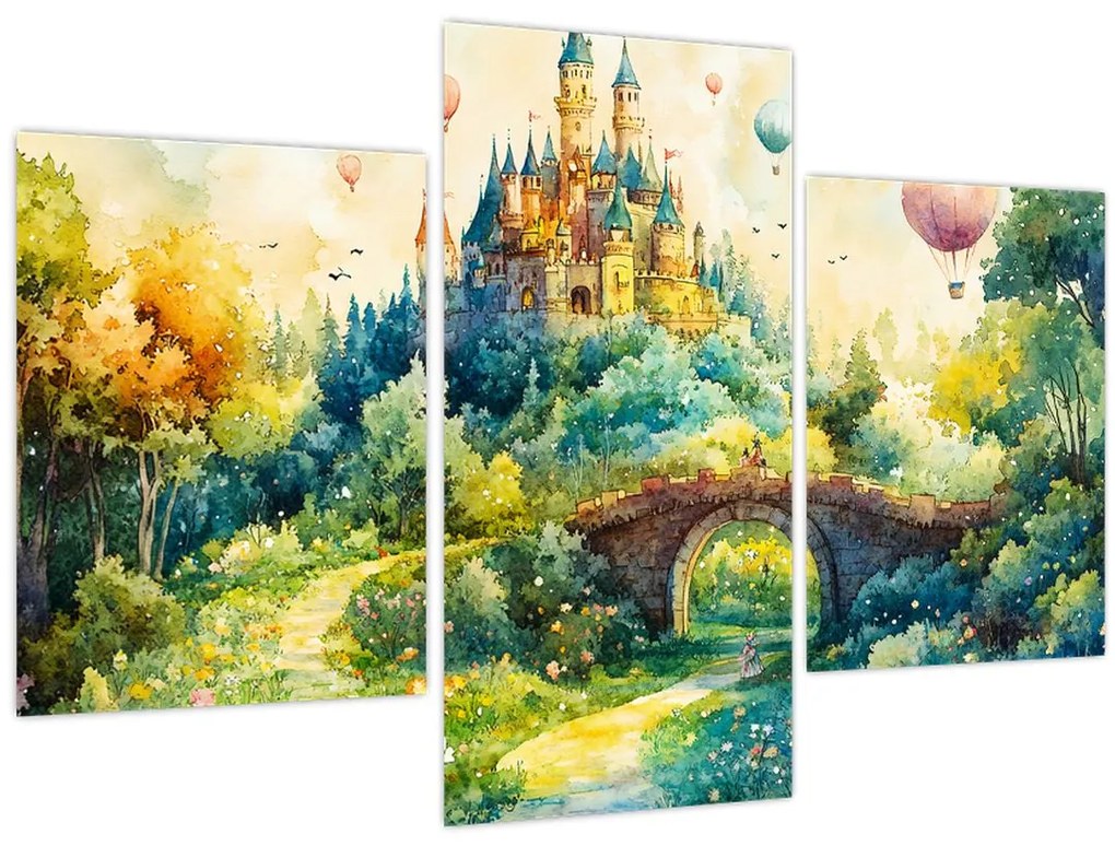 Kép - Mesebeli kastély (90x60 cm)