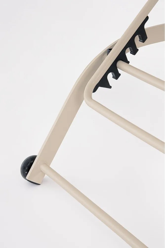 Natúr színű fém kerti napozóágy Taylor – Bizzotto