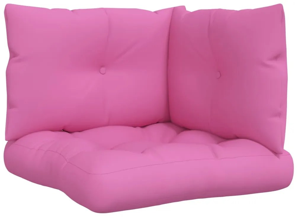3 db rózsaszín oxford szövet raklappárna