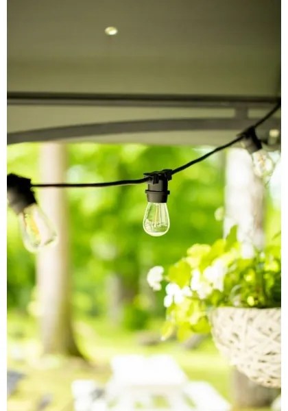 Kültéri dekorációs fénylánc MIMOSA 20xE27/1,3W/230V IP44 20m