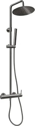 Novaservis Ferro Ciriculus zuhanyrendszer egykaros csapteleppel gun metal NP85-BCK7UGM