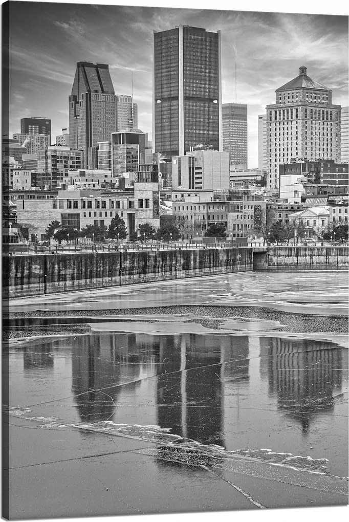 Vászonkép Építészet Felhőkarcolók Metropolisz Amerika Usa 80x120 cm