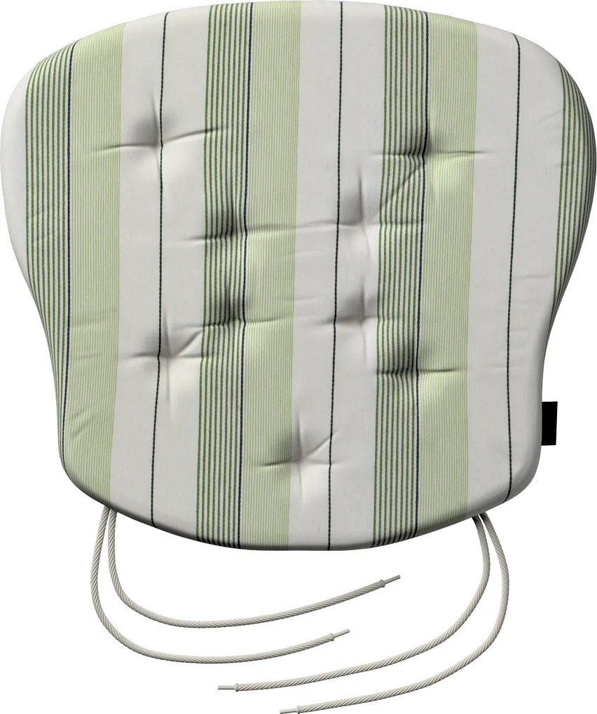 Filip székpárna 41x38 zöld csíkos