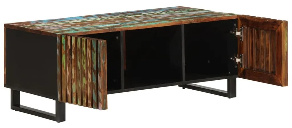 tömör akácfa dohányzóasztal 100 x 55 x 40 cm