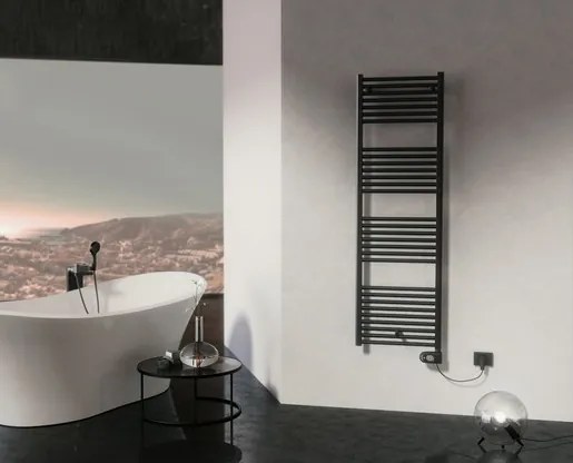 Cordivari Lisa elektromos radiátor 50x120 cm fekete LISA5001200