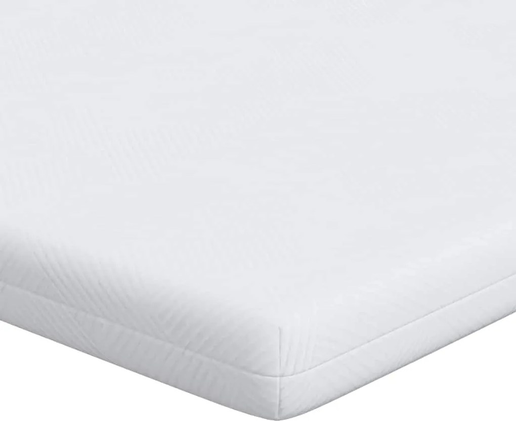 vidaXL Matrac topper Fehér 90 x 190 cm Jacquard szövet