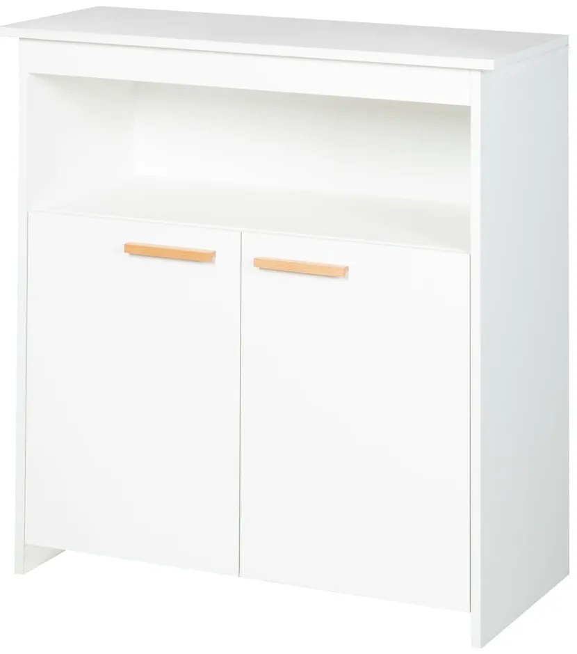 Fehér gyerek komód pelenkázó feltéttel 88x98x75 cm Anton – Roba