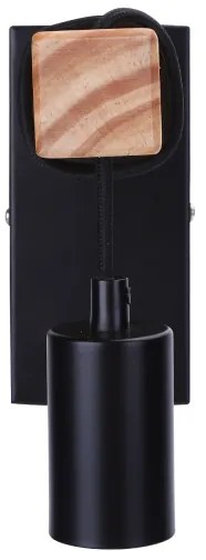 Aigostar - Fali lámpa 1xE27/60W/230V barna/fekete