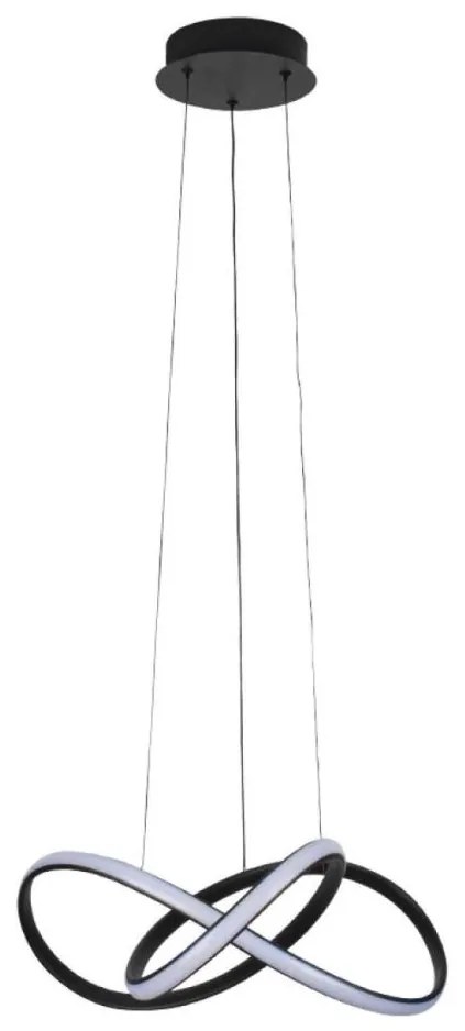 LED fényerőszabályozható, kábelen függesztett csillár LED/65W/230V 3000-6500K + távirányító