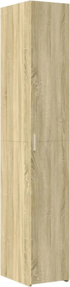 vidaXL sonoma tölgy színű szerelt fa magasszekrény 30 x 42,5 x 185 cm