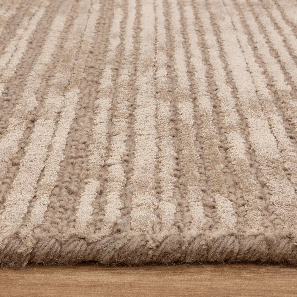 Bézs kézi szövésű gyapjúkeverék szőnyeg 160x230 cm Henley Sand – Asiatic Carpets