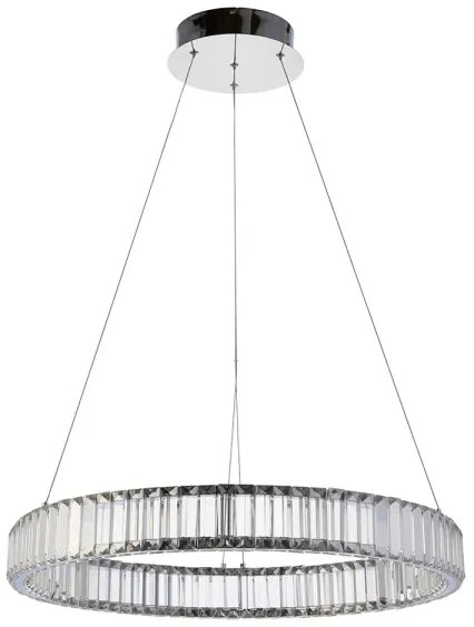 Endon 102255 - LAGUNA LED kábelre függesztett, fényerőszabályozható csillár LED/36W/230V, fényes króm