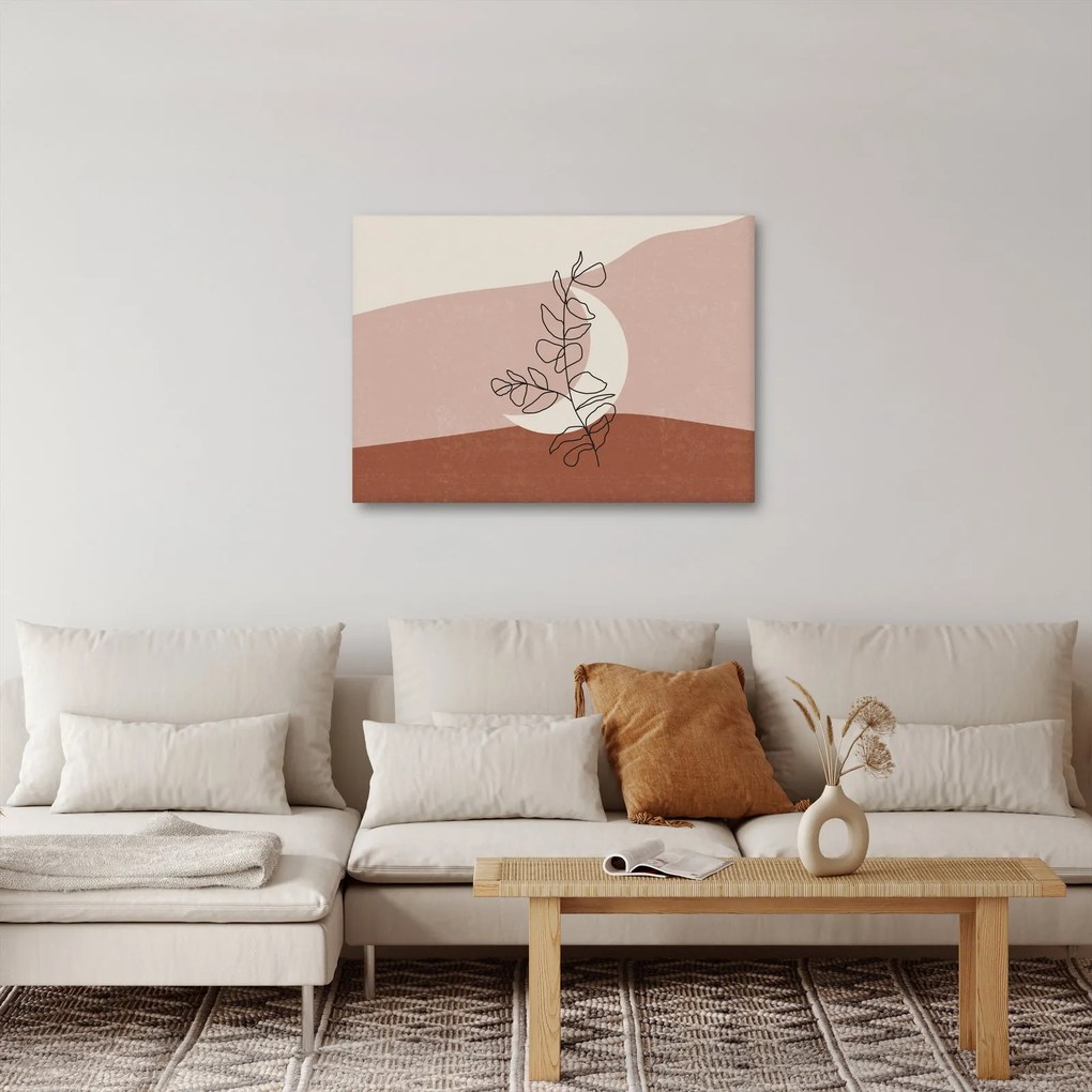 Kép - Boho levelek N⁰2 (70x50 cm)