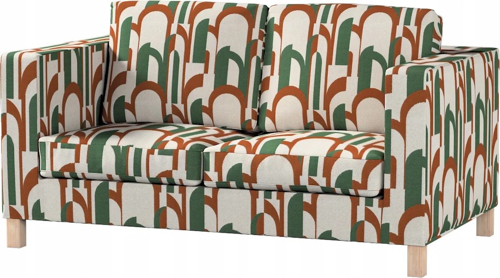 Karlanda 2 személyes kinyitható kanapé huzat Ikea zöld