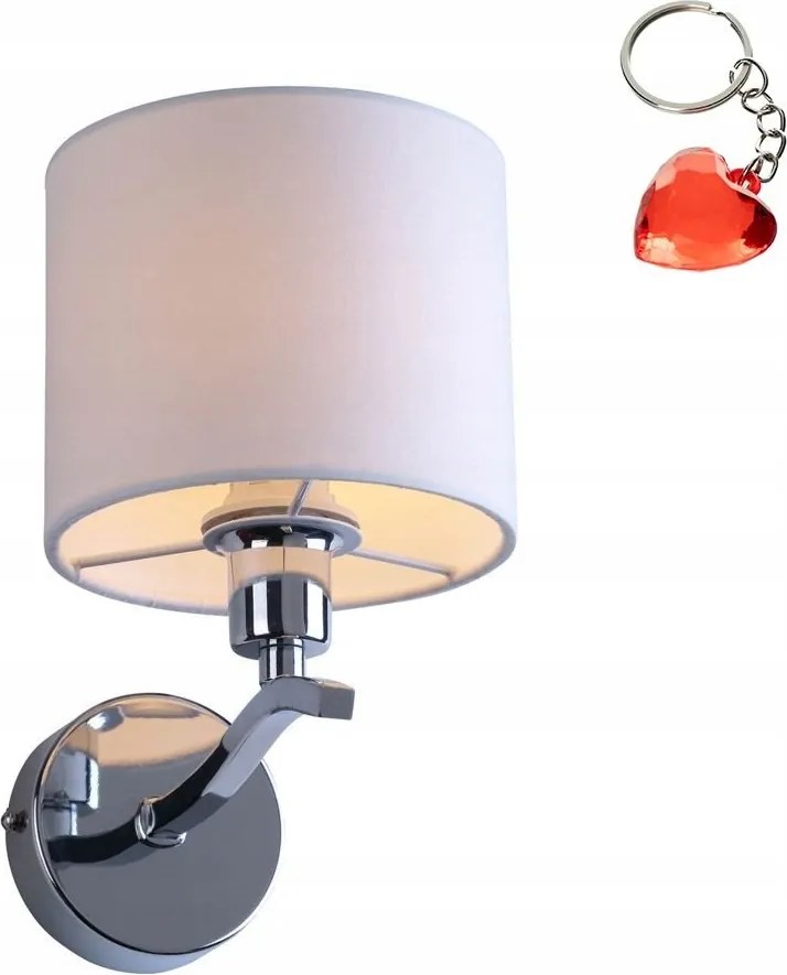 Klasszikus nappali hálószoba fali lámpa Carmen Zuma Line lámpaernyővel Ajándék