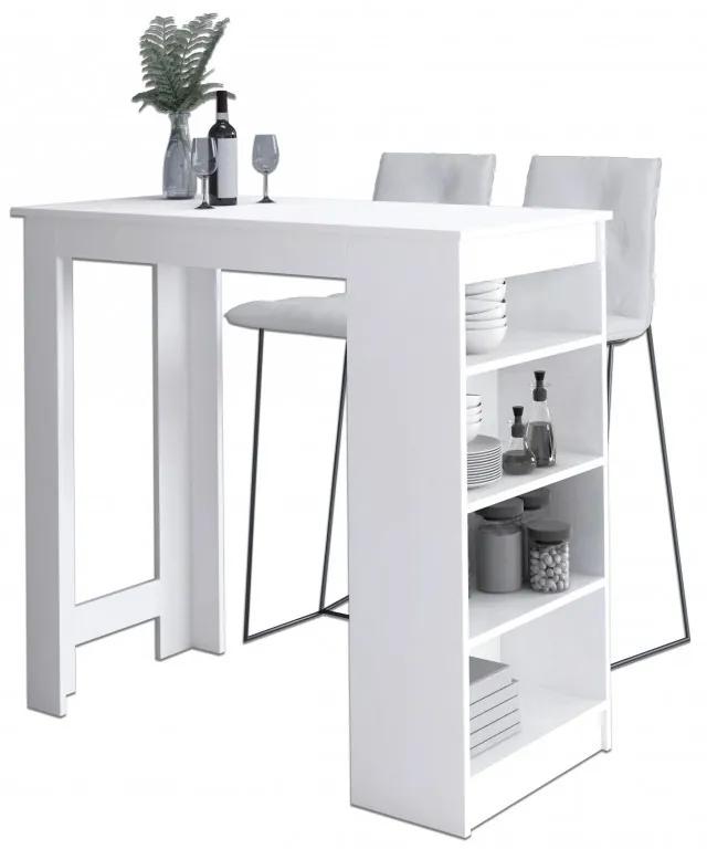 Bárasztal fehér 115x50cm
