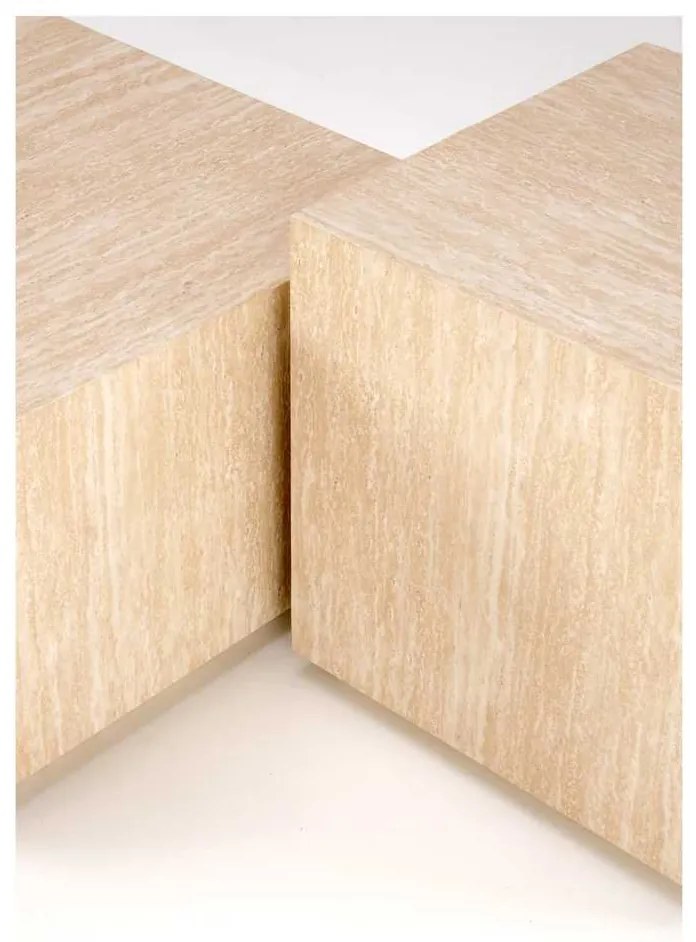 Palmer dohányzóasztal - négyzet, bézs