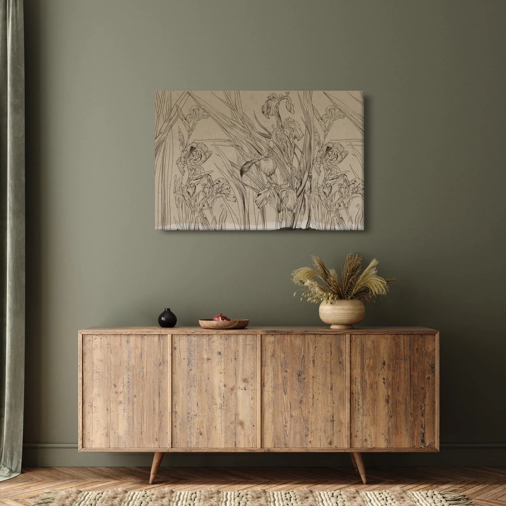 Kép - A növények körvonalai (90x60 cm)