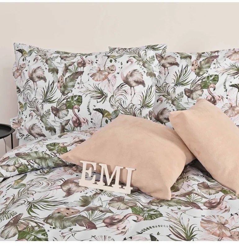 EMI Amazonia pamut ágyneműhuzat, A standard egyszemélyes ágy szett tartalma: 1x 140x200 + 1x 70x90