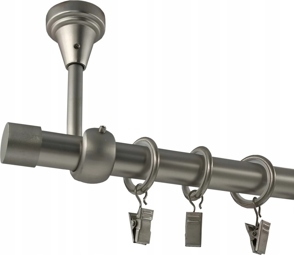 Mennyezeti Függönykarnis Szatén 19mm Luna 200cm csendes