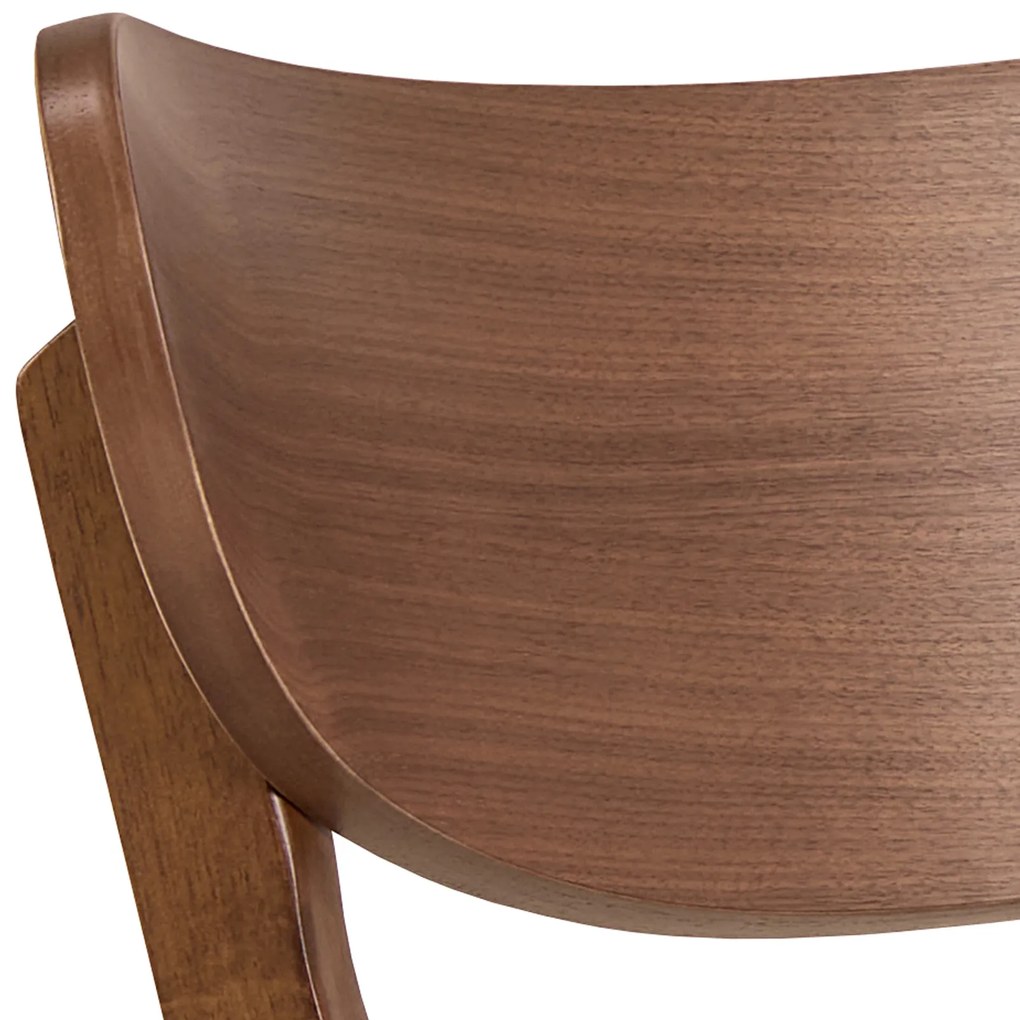 MAZZONI EXPORT ROXY Természetes Dió - RETRO FA SZÉK NAPPALIBA ÉTKEZŐBE KONYHÁBA