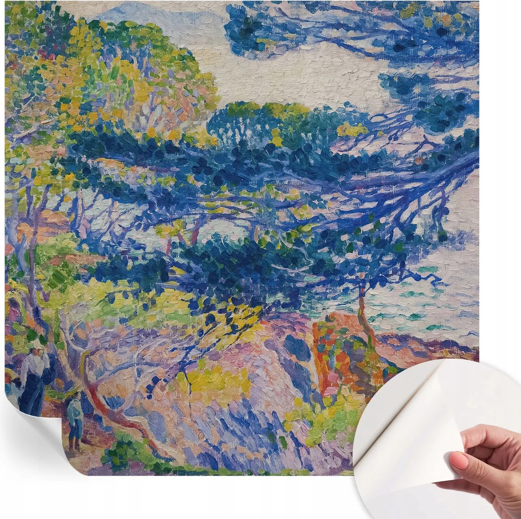 Gyönyörű öntapadós fali tapéta Impresszionista tájkép 250x250 cm