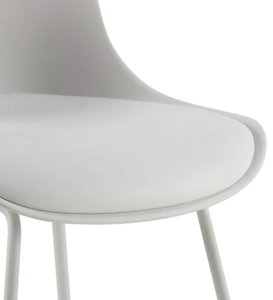 Fehér bárszék (ülésmagasság 76 cm) Tina – Actona