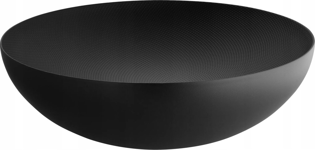 Alessi Double Duplafalú Tál 32 cm Fekete