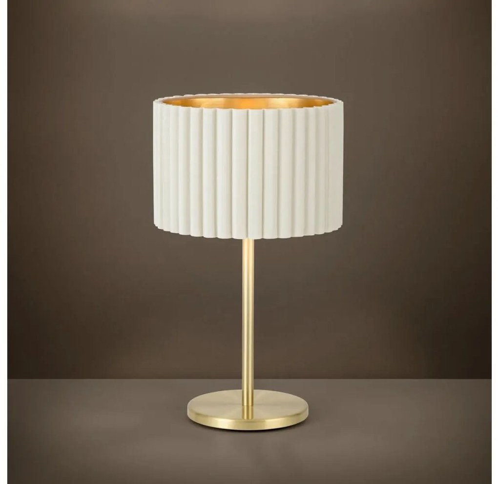 Eglo 39766 - Asztali lámpa TAMARESCO 1xE27/40W/230V fehér