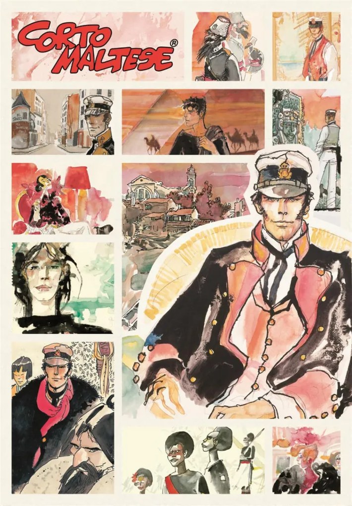 Corto Maltese Captain 1000 db-os Compact puzzle Clementoni