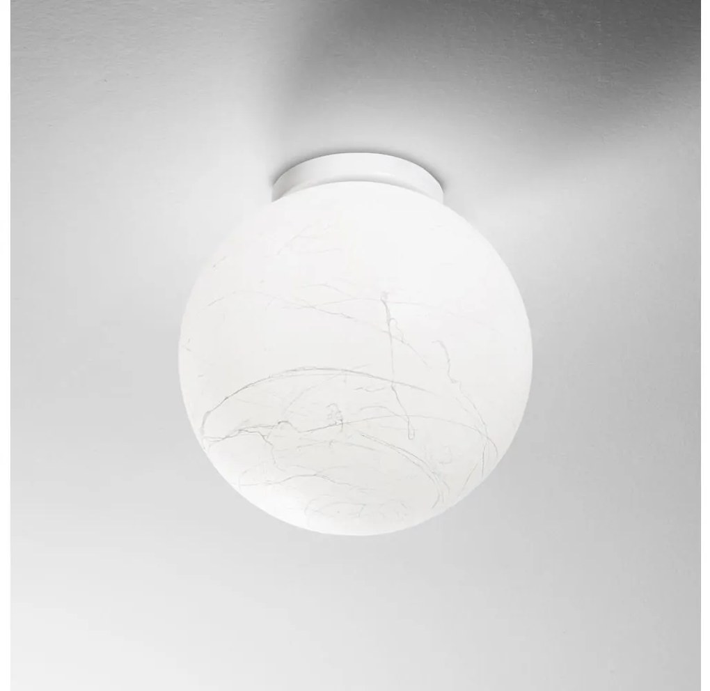 Ideal Lux - Mennyezeti lámpa CARTA 1xE27/25W/230V átm. 30 cm fehér