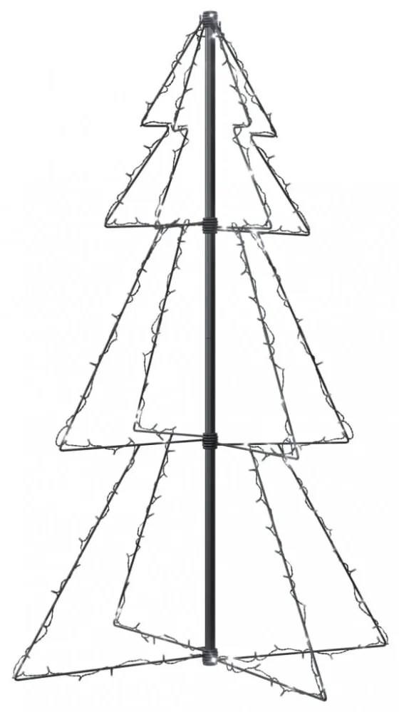 160 LED-es beltéri/kültéri kúp alakú karácsonyfa 78 x 120 cm