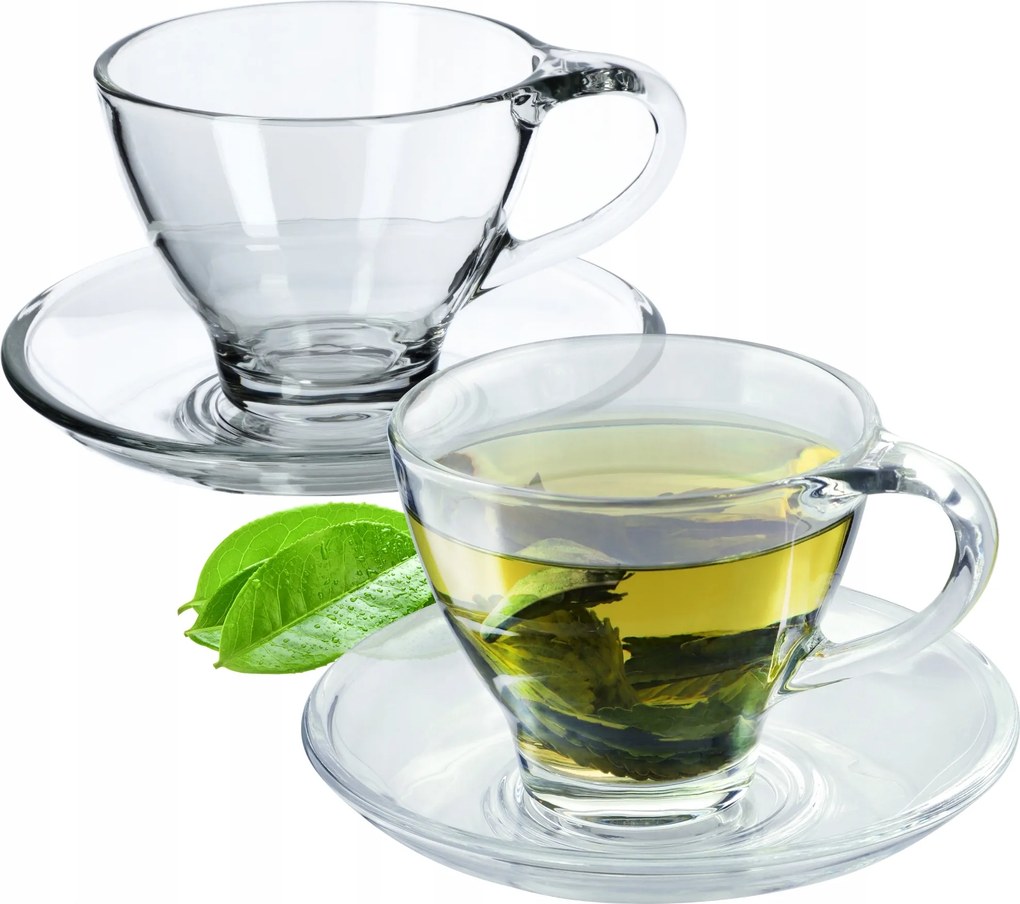 Kávéscsésze Szett Tea Csészealjjal 200 ml 2 db