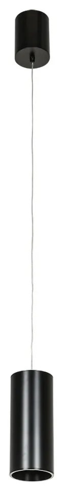 ITALUX HL7719-12W-BL MOLDES Hengeres Függesztett Lámpa Fekete LED IP20