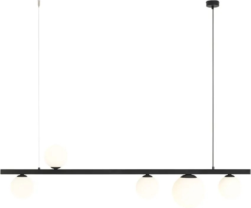 ALDEX 1099F1 GARDA Modern Függesztett Lámpa Fekete E14, E27 IP20