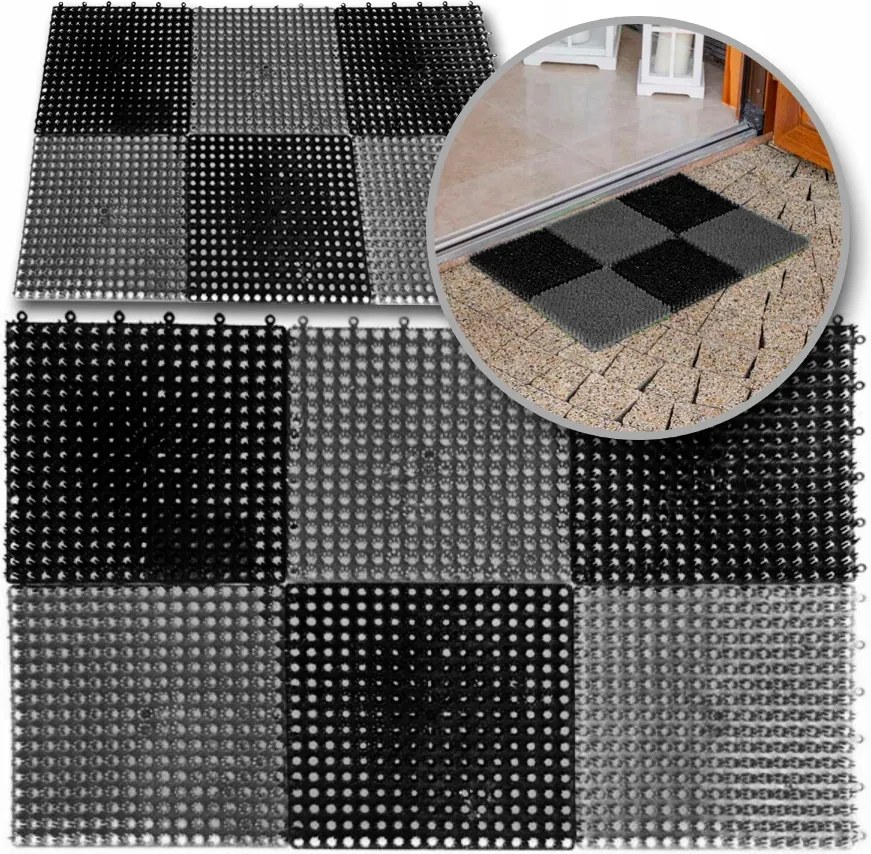 Lábtörlő Összecsukható Bejárati Kültéri Szőnyeg Cipőajtóhoz 37x56cm