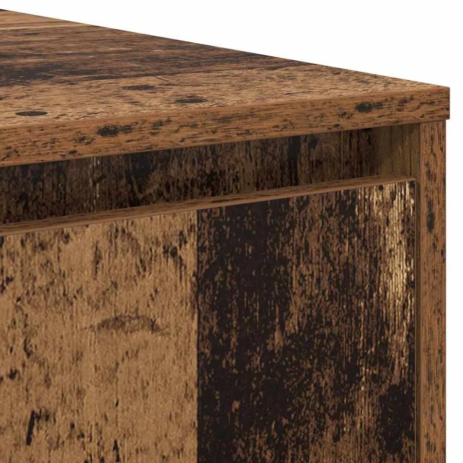 Dohányzóasztal with Drawer Öreg fa 80 x 80 x 31 cm Faanyag