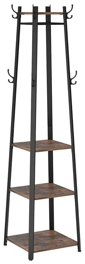 Álló fogas polcokkal 43x43x180cm