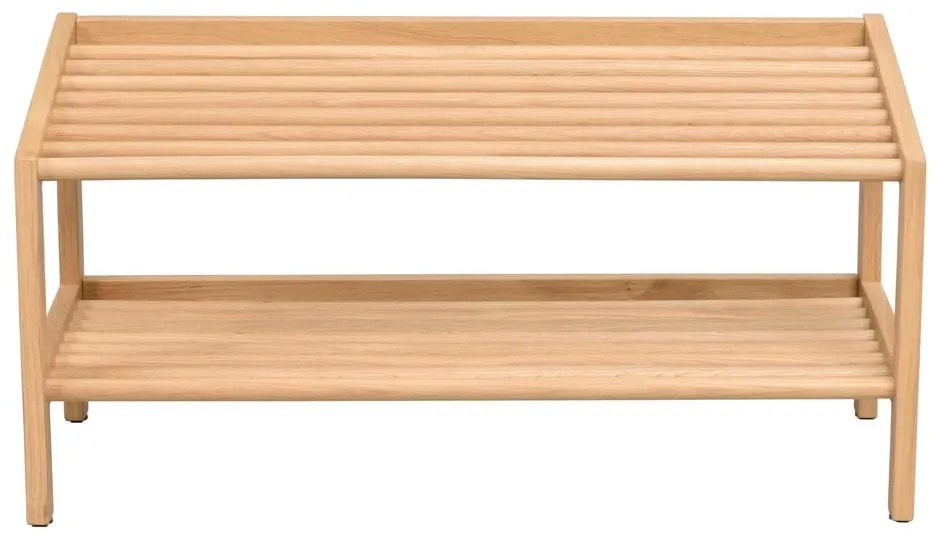 Natúr színű tölgyfa cipőtartó Hillmond – Rowico