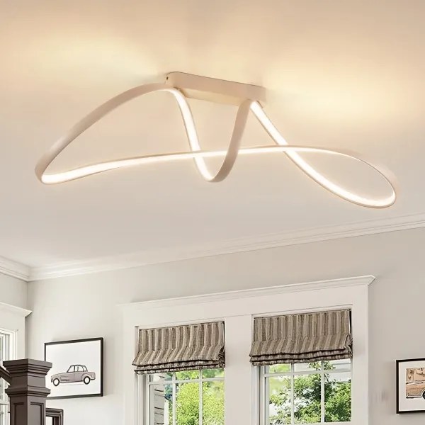 Brilagi-LED Fényerőszabályozható felületre szerelhető csillár TWISTER LED/60W/230V 3000-6000K bézs+távirányító