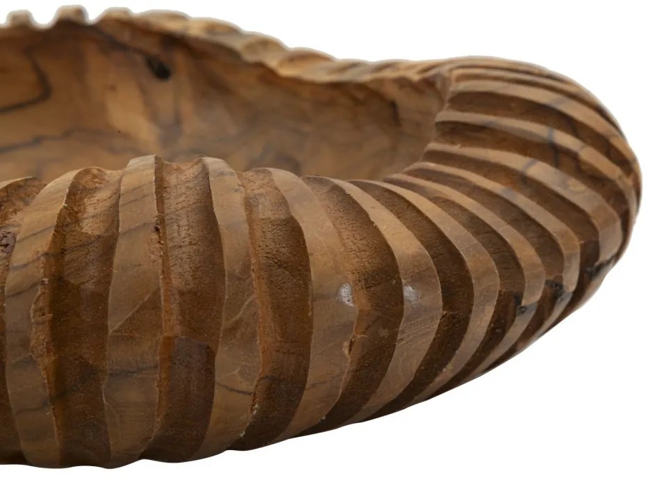 Tálca geris teak ø 29x7cm