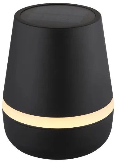 Globo 36638S - LED napelemes lámpa 10xLED/0,06W/3V IP44 fekete