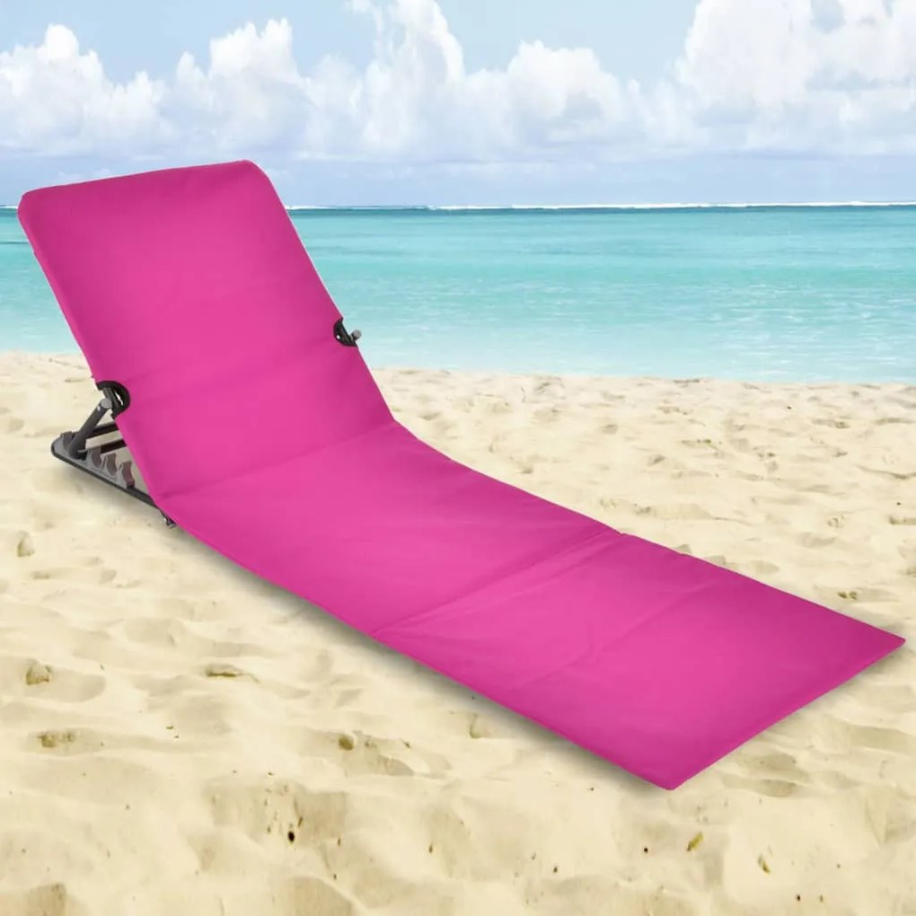 HI rózsaszín összecsukható PVC strandmatrac