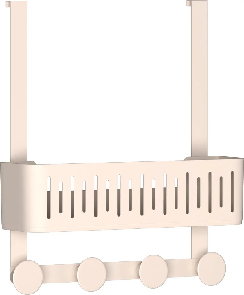 Zuhanypolc Bézs Fúrás Nélkül 30X11,5X33,8 CM Műanyag