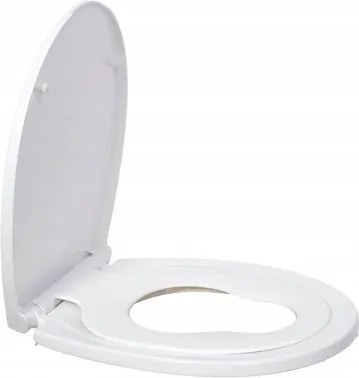 Univerzális családi WC-ülőke kihúzható rátéttel gyerekeknek 2in1