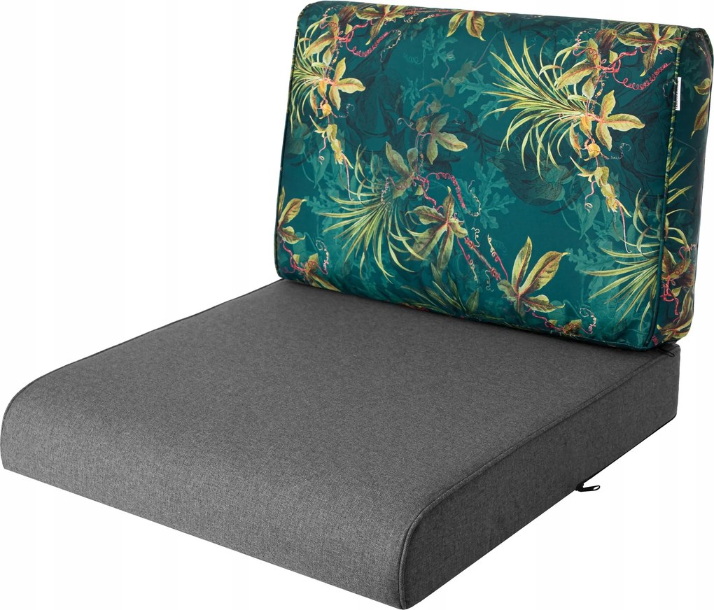 Kerti párna, rattan bútorpárna, fotelpárna 90x50cm