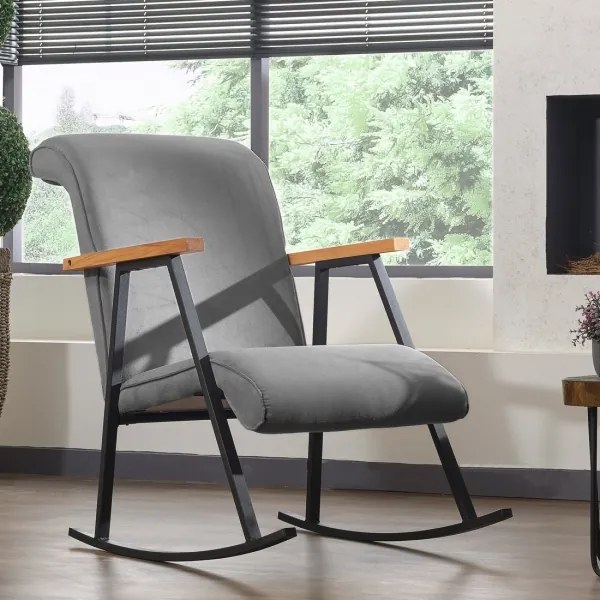 LUNI hintafotel szürke