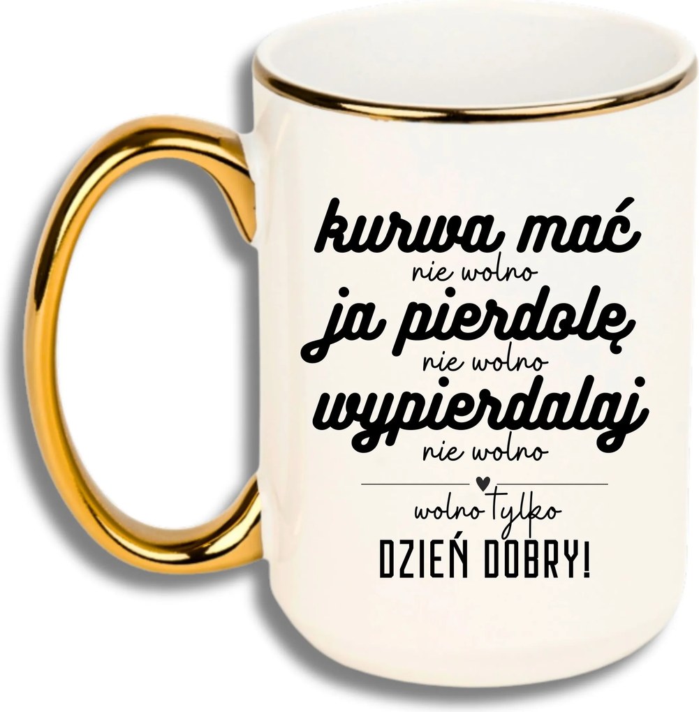 Bögre Nagy Fehér Arany Rant Vicces Ajándék Csak Jó Reggelt