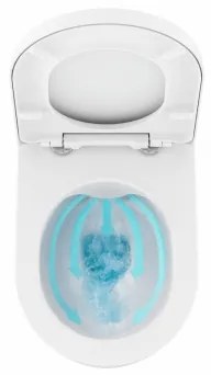 Ravak X01535 - Falra szerelhető WC Rimless UNI kerámia/fehér